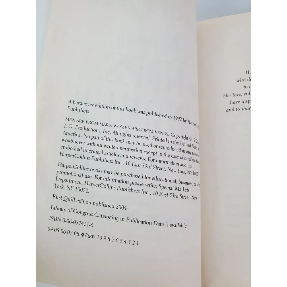 Men Are from Mars, Women Are from‎ Venus Paperback